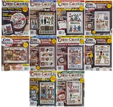 Cross Country Stitching magazine cross stitch patterns-good condition- 2000-2004