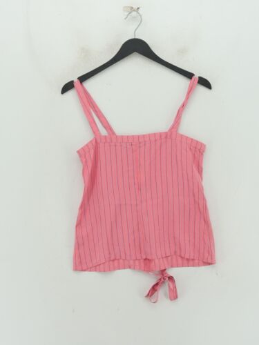 French Connection Women's T-Shirt M Pink 100% Silk Camisole - Picture 2 of 5