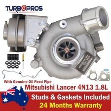 Turbo Pros Upgrade Billet Turbo+Oil Feed Pipe For Mitsubishi Lancer 4N13 1.8L