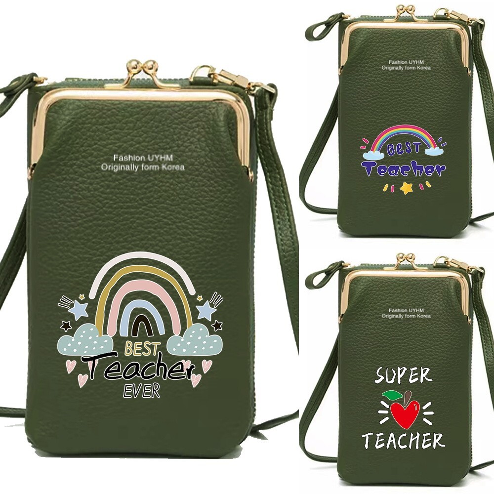 Clásico Bolsos para Teléfono Móvil Cartera Bolso de Mano Mujeres Carteras Bolso con Correa para el Hombro