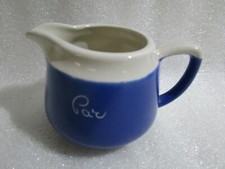 Vintage Devon Blue Pottery Par  Milk Creamer Jug