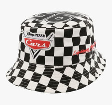Tokyo Disneyland Cars Lightning McQueen Bucket Hat Embroidery Cap Japan Used