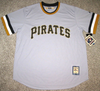 majestic COOPERSTOWN COLLECTION パイレーツ L Pittsburgh Pirates Mens Gray Cooperstown Collection Majestic Cool