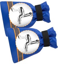 Outdoor Faucet Cover Socks 10 H x 6.3 W for Winter Freeze Protection, 2 Piece