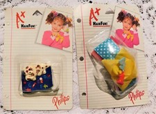 Vintage 1980's / 90's MIP A Hair Fun Philips little Girl barrettes Two of Them