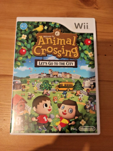 Animal Crossing: Let's Go to the City (Nintendo Wii) PAL - Complete with manual