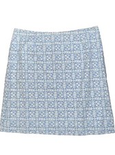 Vineyard Vines by Shep Ian Blue White Nautical Cotton Stretch Skirt Sz 4 New