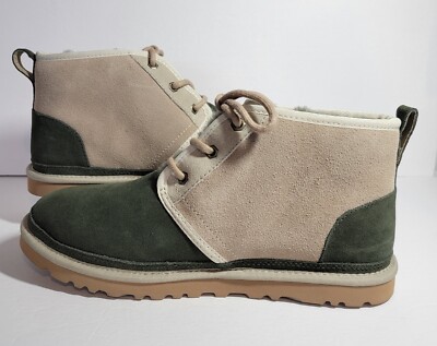 Two-Tone Suede Chukka Boots with Rubber Soles Scans Men main image 4