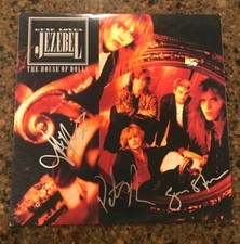 * GENE LOVES JEZEBEL * signed vinyl album * THE HOUSE OF DOLLS * JAY ASTON * 1