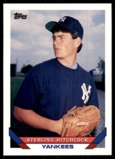 1993 Topps Sterling Hitchcock Baseball Cards #530