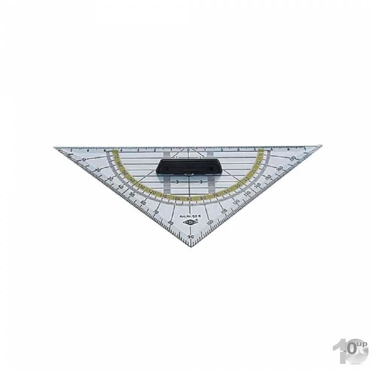 WEDO Geodreieck Hypotenuse 160 mm mit abnehmbarem Griff