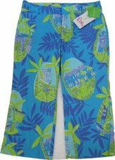NEW NWT LILLY PULITZER Liza capri capris pants 160 LAGOON BLUE, Size 2