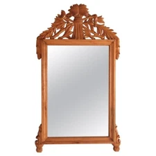 Italian Carved Hardwood Wall Mirror 20th C