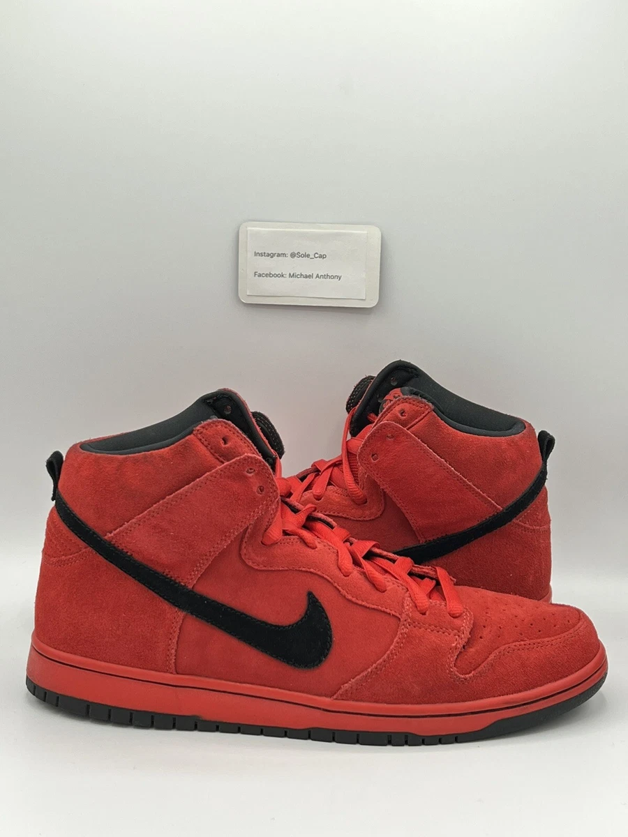 Nike SB Dunk High Red Devil Sport Red Size 11.5 OG ALL 100% Authentic