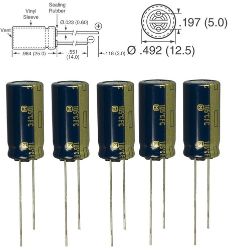 4pcs Panasonic FM 1000uf 35V 105C Radiale Condensatore Nuovo - Foto 2