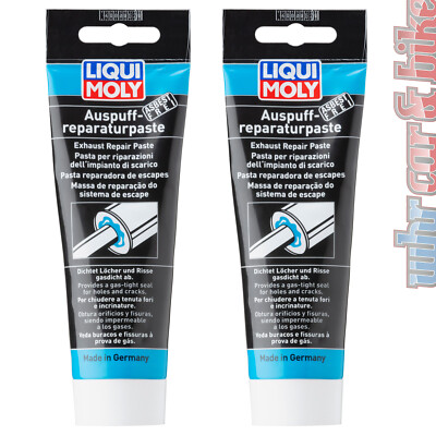 2x Liqui Moly 3340 Exhaust Repair Paste 200g Sealant Heat Resistant 700°