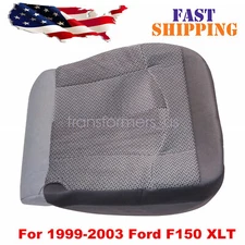 For 1999-2003 Ford F150 XLT Driver Side Bottom Replacement Cloth Seat Cover Gray