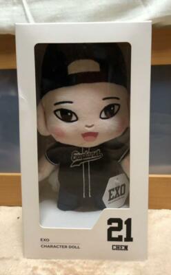 EXO Official goods Chen Plush Toy K-POP character doll with white