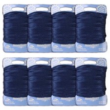  02 Metallic Blue - Needloft  Craft Cord 8 Pack 160 Yards 8x20yds