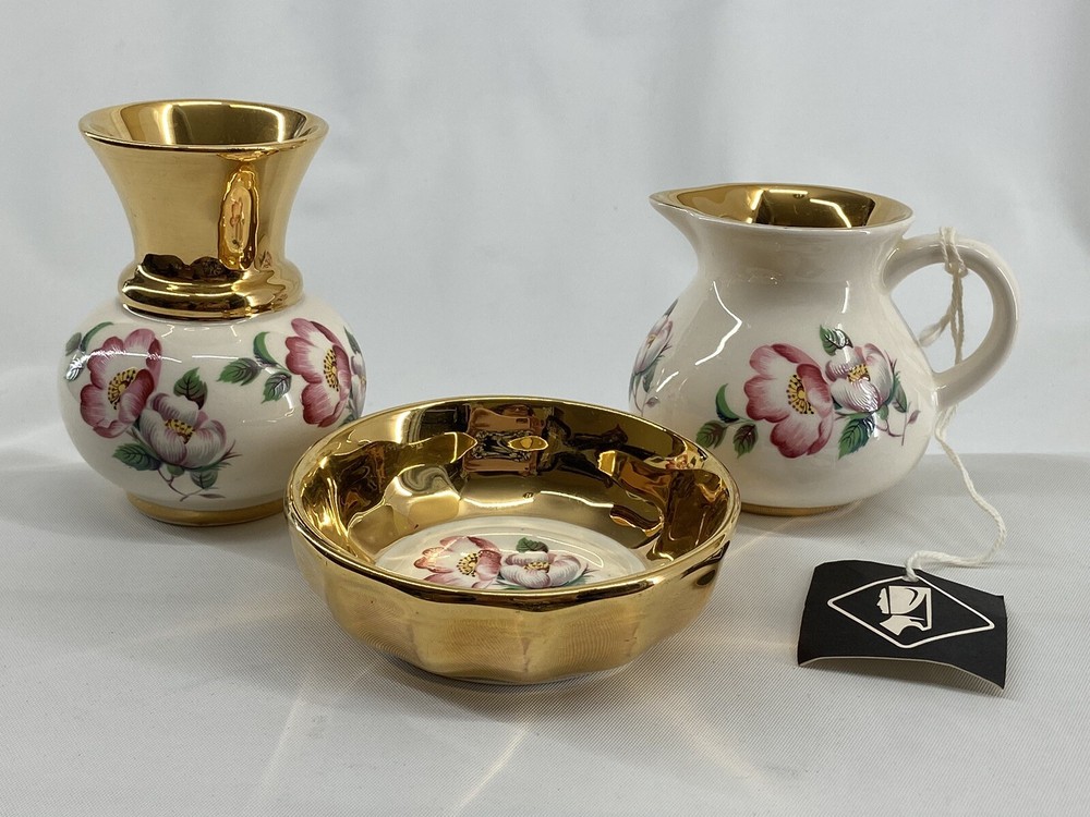 Prinknash Abbey Pottery Vase Jar & Trinket - Thumbnail 3