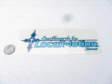 Authentic Vintage 80's Local Motion Surfing SURF Sticker Decal  HAWAII -not fake