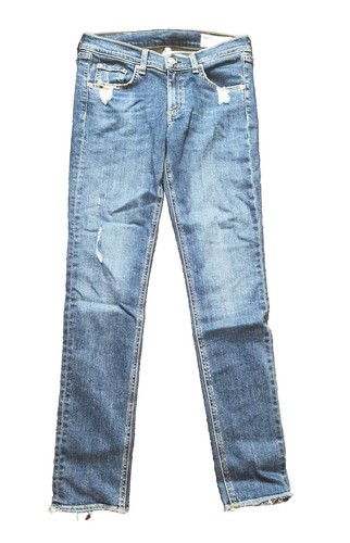 RAG & BONE Tailored Workwear Slim Straight Leg Cotton Jeans Size 