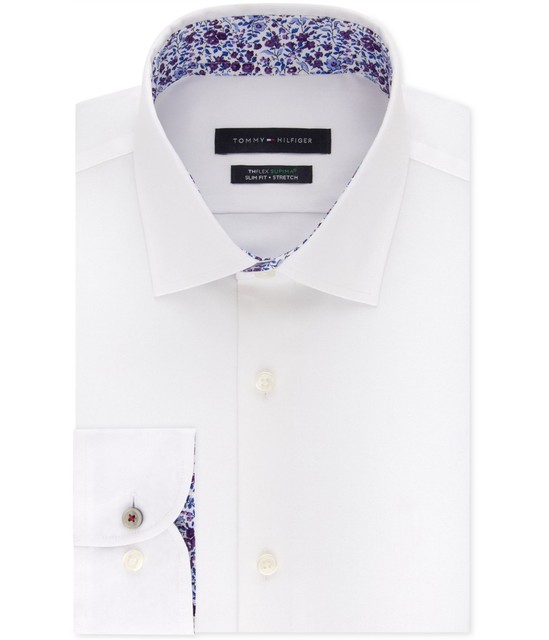 tommy hilfiger thflex supima slim fit stretch