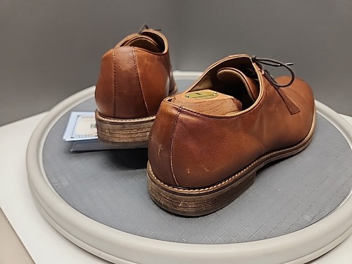 Aston Grey Collection Grenasien Herren Größe 13 Leder Oxford Elegant Schuhe Mandel - Bild 17 von 17