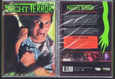 Night Terror (DVD) 1989 Horror Anthology - New & Sealed
