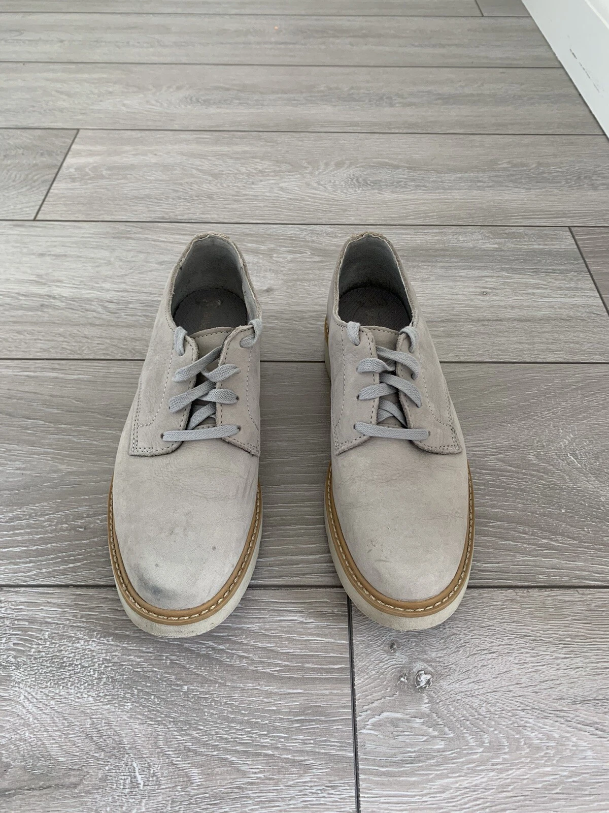 Scarpe bue in pizzo Timberland Kenniston grigie UK taglia 6 5