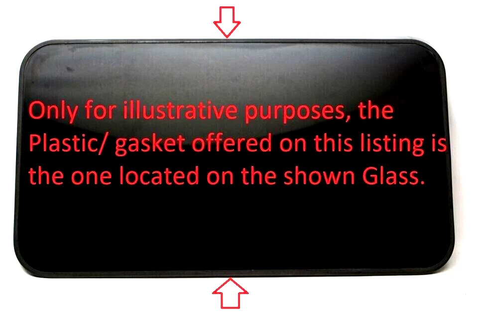 2000 - 2006 Cadillac Chevrolet GMC Sunroof Moonroof Glass Plastic Seal Gasket OE - Image 2 of 4