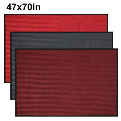 47x70 Inch Rug 47x70in Rubber Rug Floor Mat Entrance Door Welcome Entryway Mat Non ...