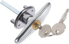 Garage Door Lock T Handle w/2 Keys - Universal Replacement Brand-new US
