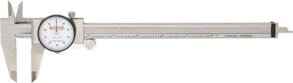 Калиброванный циферблатный суппорт SPI, диапазон от 0 до 8 дюймов, класс 0,001 дюйма, 0,1 дюйма на оборот