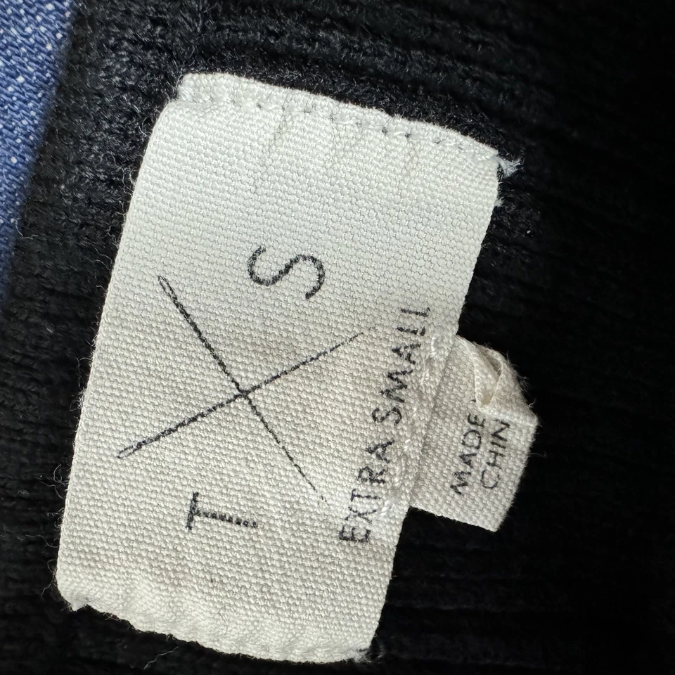 Women's Cropped Black Knit Tank Top. XS - Image 3 of 4