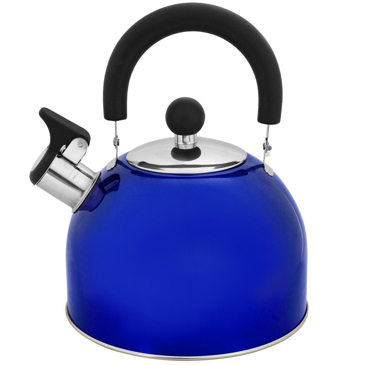 Stainless Steel Whistling Kettle Electric Gas Hob Camping Tea Coffee  Spout