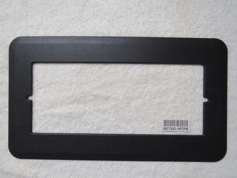 RETRO-MTPB Black Trim Plate for IST IntraSonic RETRO Intercom    