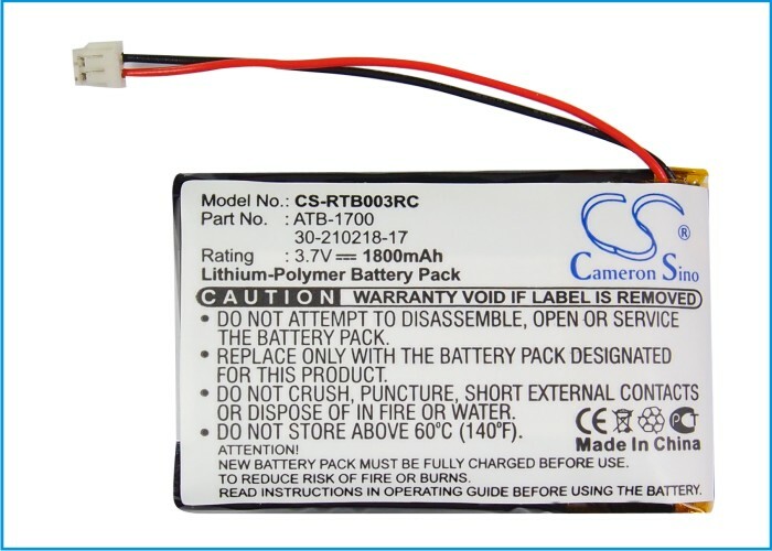 BATTERIE 1800mAh Tipo 30-210218-17 ATB-1700 Per RTI T3-V, RTI T3-V