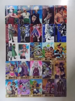 One Piece Gummy Card Gumica 001 ~ 100 Nami Robin Kalifa Vivi Lufy
