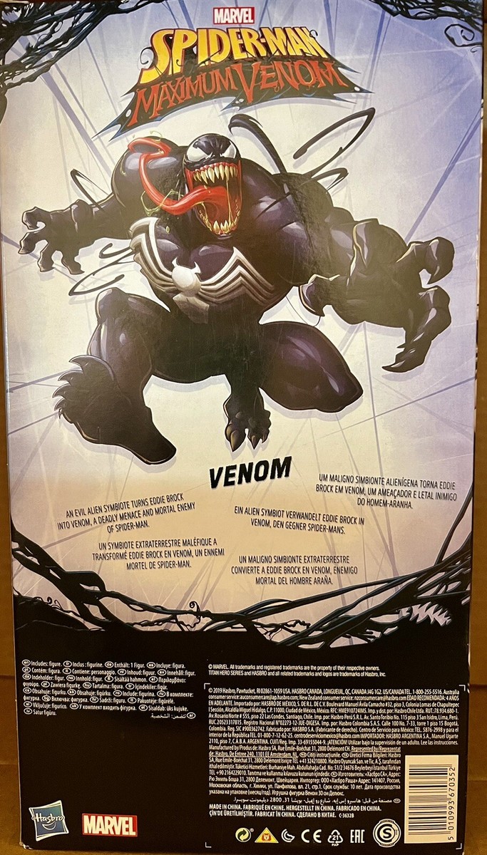 Marvel Spider-Man Maximum Venom Titan Hero Series Action Figure | eBay