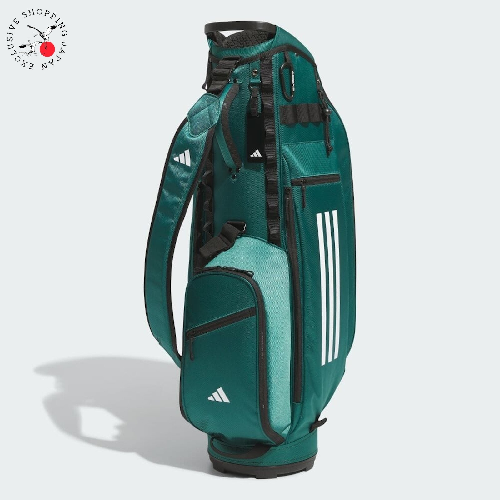 Adidas Golf Lightweight 5-Way Sport Cart Bag IT3201 College Green 2024-image