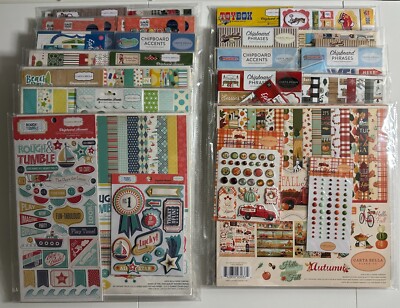 Carta Bella 12 x 12 Scrapbook Kits-Variations-Baby Mine, Beach Day, Baseball,