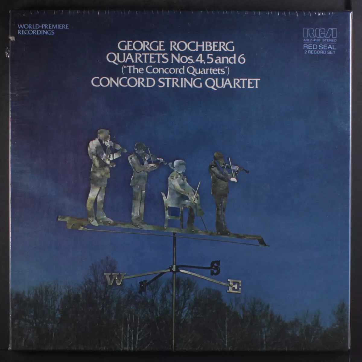 CONCORD STRING QUARTET george rochberg quartets nos. 4 5 and 6