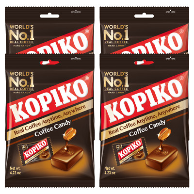 Kopiko Coffee Candy 4.23 oz Bag Hard Coffee Candy 4pk by US SELLER
