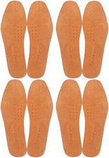Absorbent Ultra Thin Pigskin Leather Insoles for Stinky Feet-Foot and Shoe Odor