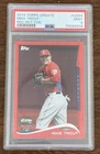 2014 TOPPS UPDATE MIKE TROUT RED HOT FOIL #US54 PSA 9