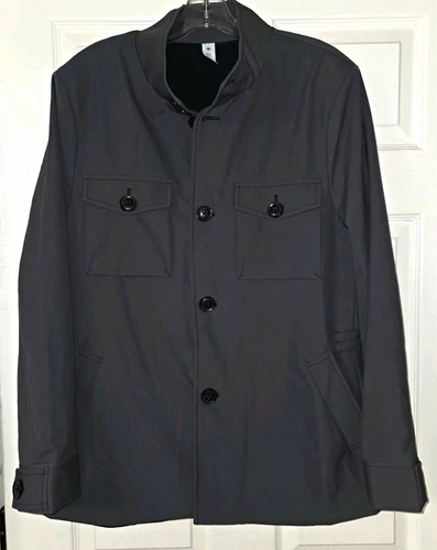 state and liberty mens large lightweight gray field jacket - product listing photo