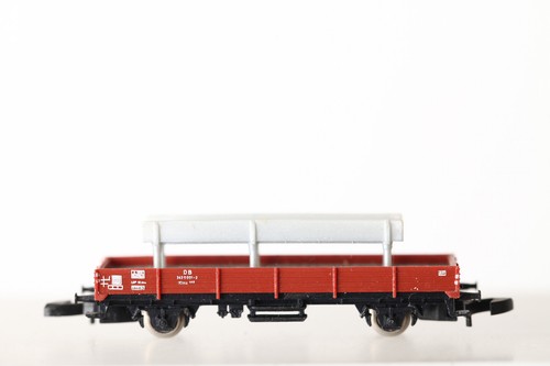 Märklin mini-club Z Niederbordwagen Klms DB 343 0 001-2  mit Ladung (360200) | Condition: Gebraucht