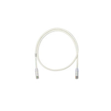 19 ft Panduit UTP28SP19 28 AWG Copper Cat 6 UTP Patch Cord Off White