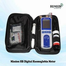 Mission Digital Hb Hemoglobin Testing Meter with 60 Test Strips TRANSIT IN 24 HO